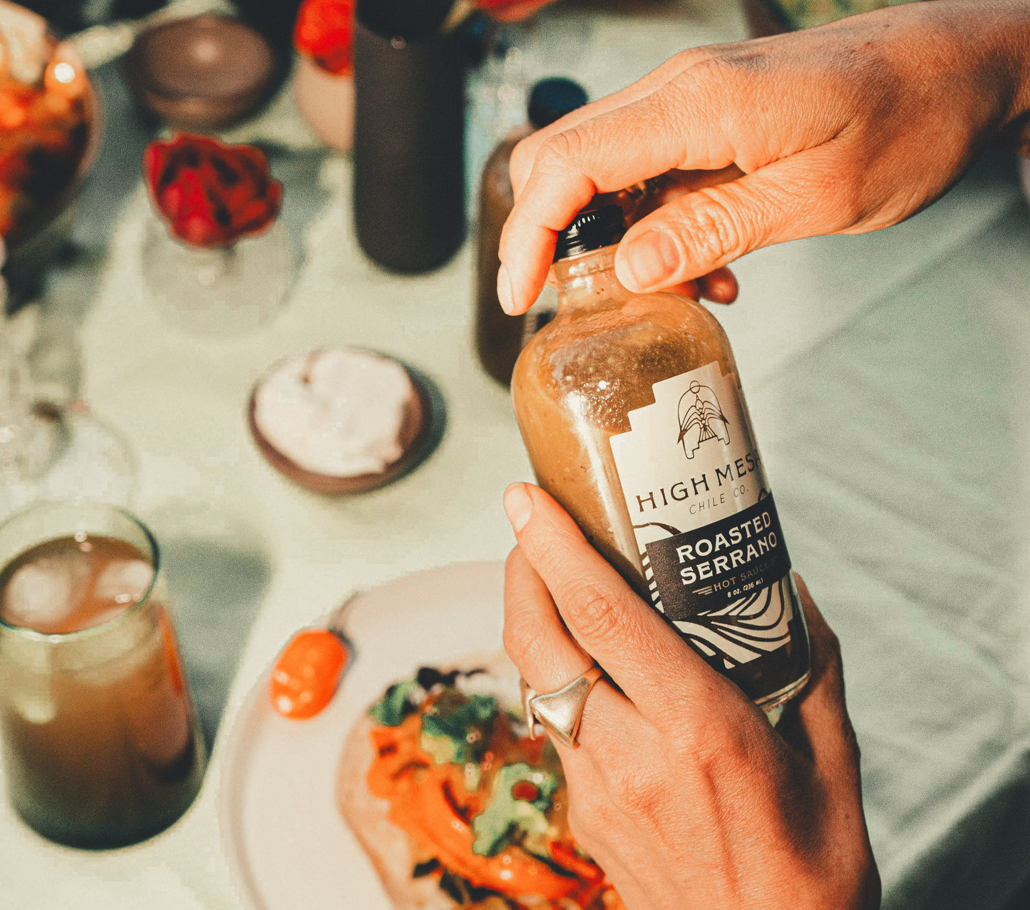 Roasted Serrano Hot Sauce