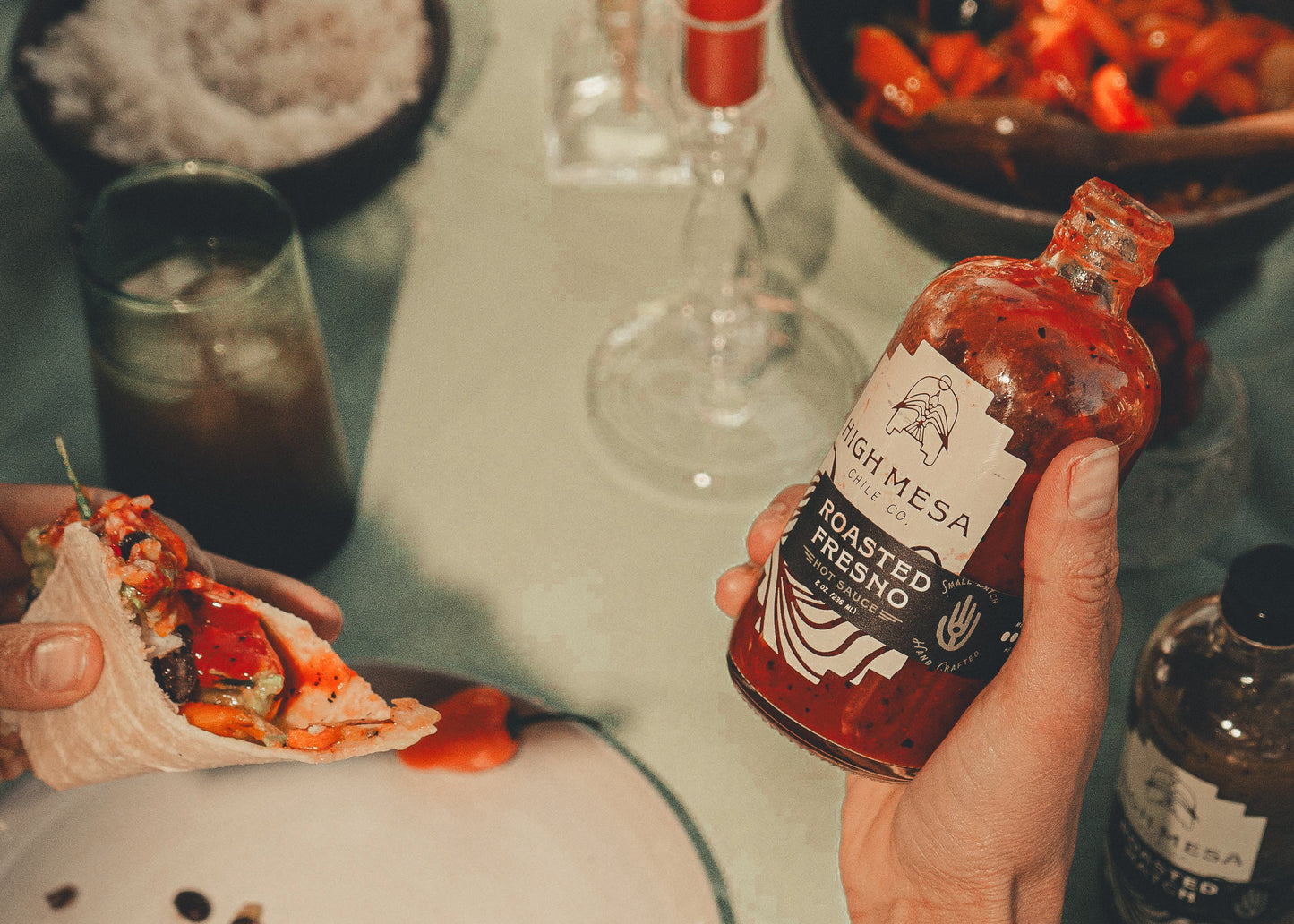 Roasted Fresno Hot Sauce