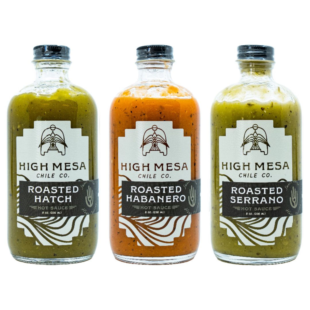 Flame Roasted Chile Hot Sauce Three Pack