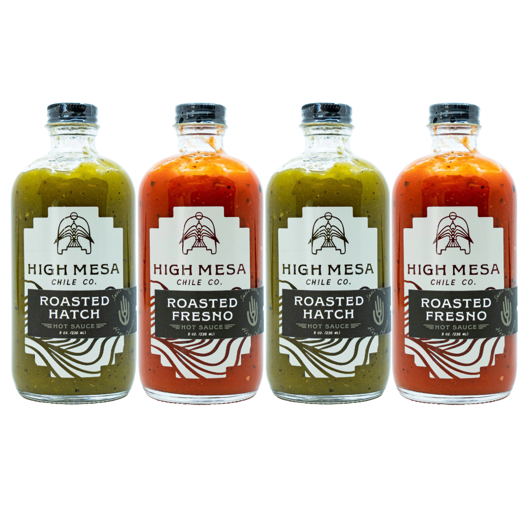 Flame Roasted Chile Hot Sauce Four Pack